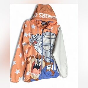 Members Only -unisex Big Bugs Windbreaker Oversized Jacket Looney windbreaker. M